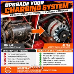 Massey Ferguson 148 Dynamo to Alternator Conversion Kit 12V Tractor Upgrade