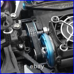 Metal Belt Drive Conversion Kit for Tamiya TT-02 1/10 RC Car Silent Upgrade Part