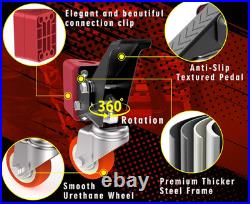 Milwaukee Packout Front Wheels Upgrade Kit for Easy Rolling Dolly Conversion