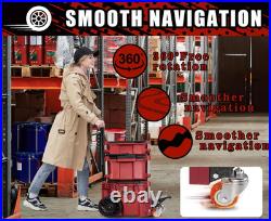 Milwaukee Packout Front Wheels Upgrade Kit for Easy Rolling Dolly Conversion