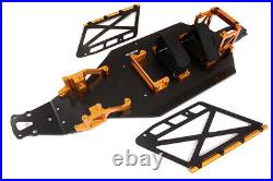 Orange CNC Machined Chassis Upgrade Conversion Kit for Losi 2WD 22S Drag Car