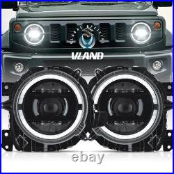Pair For 2019-2024 Suzuki Jimny FULL LED Headlights Lamp WithStartup Animation DRL