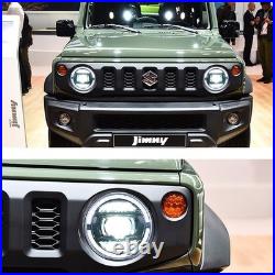 Pair For 2019-2024 Suzuki Jimny FULL LED Headlights Lamp WithStartup Animation DRL