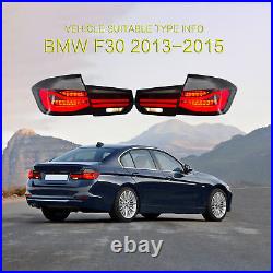 Pair LED Tail Lights For BMW 3-Series F30 F35 F80 Sedan Rear Lamps LH+RH 2013-18