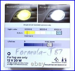 Philips LED White 40W Canceller H8 Two Bulbs Fog Light Replace Upgrade Lamp EO