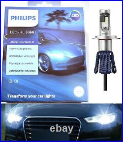 Philips Ultinon LED G2 White H4 Two Bulbs Fog Light High Beam Upgrade Replace EO