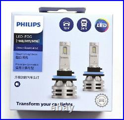 Philips White LED G2 Fan Canceller H8 Two Bulbs Fog Light Replace Upgrade Lamp