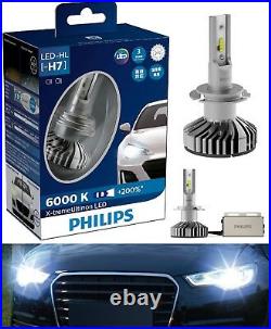 Philips X-Treme Ultinon LED 6000K H7 Two Bulb Head Light High Beam Stock Upgrade