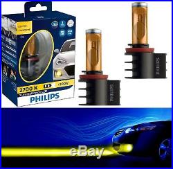 Philips X-Treme Ultinon LED Kit 2700K Yellow H8 Two Bulbs Fog Light Upgrade OE