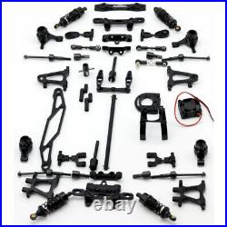 Power Hobby PHBPHTT0201BK Tamiya TT-02 Aluminum Upgrade Kit, Black