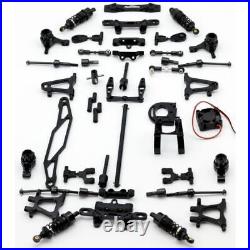 Power Hobby PHTT0201BK Tamiya TT-02 Black Aluminum Upgrade Kit