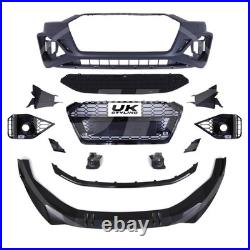 RS5 STYLE BUMPER UPGRADE KIT PRIMED CONVERSION With GRILLES FOR AUDI A5 F5 20-25 RS5 STYLE BUMPER UPGRADE KIT PRIMED CONVERSION With GRILLES FOR AUDI A5 F5 20-25