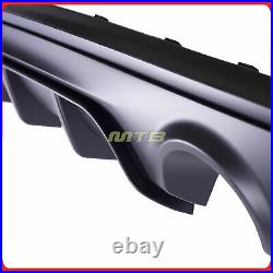 Rear Bumper Diffuser For BMW 2 Series 14-19 F23 F22 Black Performance Style