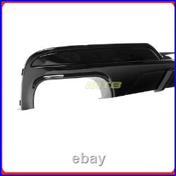 Rear Diffuser For BMW 550i 11-16 Sedan With M Sport Bumper F10 Sedan Gloss Black