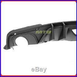 Rear Diffuser For Ford Mustang 18-Plus Coupe Convertible Black Big Fin Style