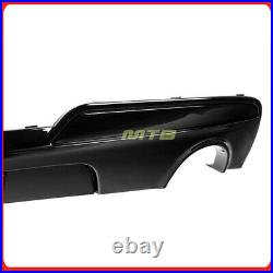 Rear Diffuser + Front Lip For BMW F10 5 Series 2011-2016 Front Gloss Black M. P