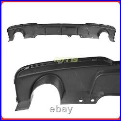 Rear Diffuser + Front Lip For BMW F10 5 Series 2011-2016 Front Gloss Black M. P