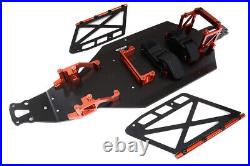 Red CNC Machined Chassis Upgrade Conversion Kit for Losi 2WD 22S Drag Car