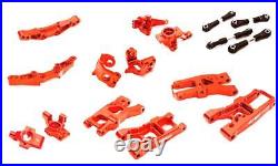 Red CNC Machined Suspension Conversion Upgrade Kit for Traxxas 1/10 4-Tec 2.0