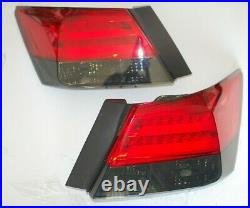 Red & Smoked Lens LED Taillight Taillamps Left+Right For 2008-2012 Honda Accord