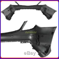 S Class 14-17 S65 AMG Style Front Rear Bumper Body Kit Steel Muffler Tip Chrome