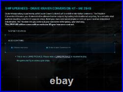 Star Citizen Drake Kraken Conversion kit LTI (Kraken Privateer Upgrade)