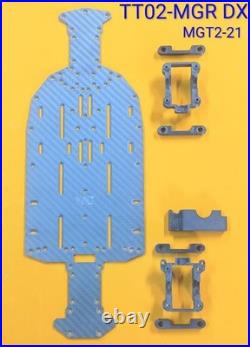 TT02 Carbon Conversion Kit RWD RC Model Metal Garage Ready-to-Run