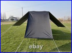 Tailgate Shade Awning Tent 3-sided Sunshade Rain Protection Upgrade Kit Black