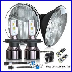 Upgrade 7 Inch Round Headlight Conversion Kit -comes With Led H4 Bulb & Adapter Upgrade 7 Inch Round Headlight Conversion Kit -comes With Led H4 Bulb & Adapter