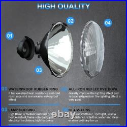 Upgrade 7 Inch Round Headlight Conversion Kit -comes With Led H4 Bulb & Adapter Upgrade 7 Inch Round Headlight Conversion Kit -comes With Led H4 Bulb & Adapter