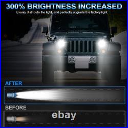 Upgrade 7 Inch Round Headlight Conversion Kit -comes With Led H4 Bulb & Adapter Upgrade 7 Inch Round Headlight Conversion Kit -comes With Led H4 Bulb & Adapter