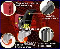 Upgrade Kit for Milwaukee Packout Front Wheels Easy Rolling Dolly Conversion A