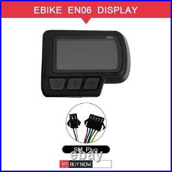 Upgraded 3648V 17A Controller Display Throttle PAS Kit for Ebike Conversion