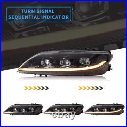 VLAND FULL LED Projector Headlights with Sequential Turn For Mazda 6 2003-2008 VLAND FULL LED Projector Headlights with Sequential Turn For Mazda 6 2003-2008