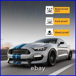 VLAND Full LED Headlights Projector For 2015-2017 Ford Mustang WithAnimation