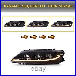 VLAND Full LED Projector Headlights For Mazda 6 2003-2008 Sequential&Start-up