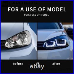 VLAND Headlights+ LED Rear lights for 2008-2013 VW Golf VI LED Sets WithSequential VLAND Headlights+ LED Rear lights for 2008-2013 VW Golf VI LED Sets WithSequential
