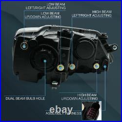VLAND LED Headlights Dual Beam For Volkswagen Sagitar Jetta MK6 2012-2018 Pair