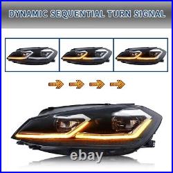 VLAND LED Headlights For Halogen Models VW Golf 7/7.5 2013-2017