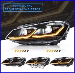 VLAND LED Headlights For Halogen Models VW Golf 7/7.5 2013-2017