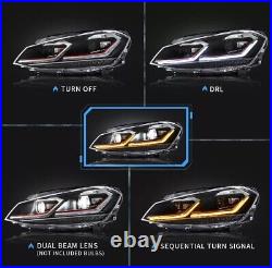 VLAND LED Headlights For Halogen Models VW Golf 7/7.5 2013-2017