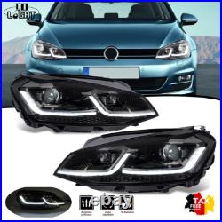 VLAND LED Headlights For VW Golf 7 MK VII 2013-2017 DRL Sets Fits Halogen Model VLAND LED Headlights For VW Golf 7 MK VII 2013-2017 DRL Sets Fits Halogen Model
