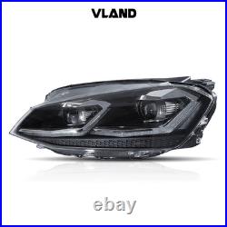 VLAND LED Headlights For VW Golf 7 MK VII 2013-2017 DRL Sets Fits Halogen Model VLAND LED Headlights For VW Golf 7 MK VII 2013-2017 DRL Sets Fits Halogen Model