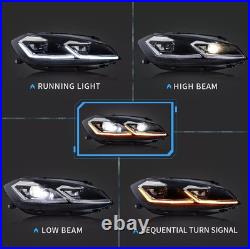 VLAND LED Headlights For VW Golf 7 MK VII 2013-2017 DRL Sets Fits Halogen Model