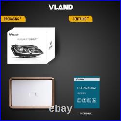VLAND LED Headlights For VW Golf 7 MK VII 2013-2017 DRL Sets Fits Halogen Model VLAND LED Headlights For VW Golf 7 MK VII 2013-2017 DRL Sets Fits Halogen Model