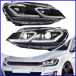VLAND LED Headlights For VW Golf 7 MK7 2013-2017 DRL withSequential Fits Halogen VLAND LED Headlights For VW Golf 7 MK7 2013-2017 DRL withSequential Fits Halogen