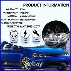 VLAND LED Headlights For VW Golf 7 MK7 2013-2017 DRL withSequential Fits Halogen VLAND LED Headlights For VW Golf 7 MK7 2013-2017 DRL withSequential Fits Halogen