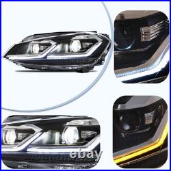 VLAND LED Headlights For VW Golf 7 MK7 2013-2017 DRL withSequential Fits Halogen VLAND LED Headlights For VW Golf 7 MK7 2013-2017 DRL withSequential Fits Halogen