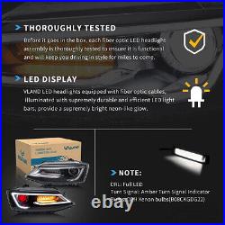 VLAND LED Headlights with DEMON EYES Sequential Turn For 2011-2017 VW JETTA MK6 VLAND LED Headlights with DEMON EYES Sequential Turn For 2011-2017 VW JETTA MK6