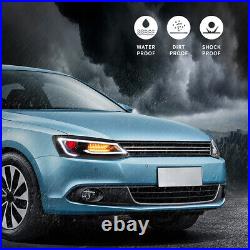 VLAND LED Headlights with DEMON EYES Sequential Turn For 2011-2017 VW JETTA MK6 VLAND LED Headlights with DEMON EYES Sequential Turn For 2011-2017 VW JETTA MK6
